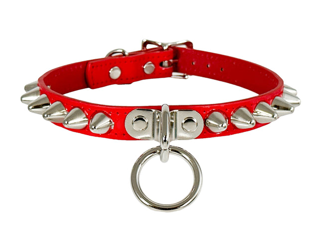 FCK138 NEON UK77 STUDDED BONDAGE CHOKER
