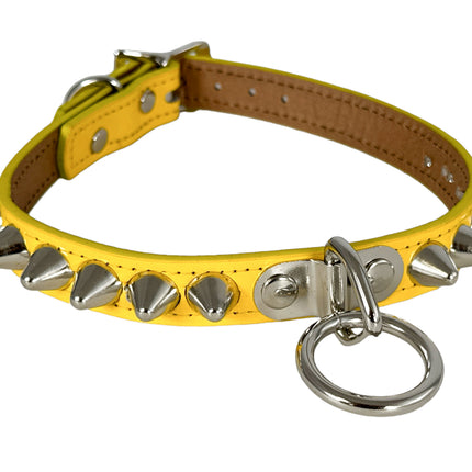 FCK138 NEON UK77 STUDDED BONDAGE CHOKER