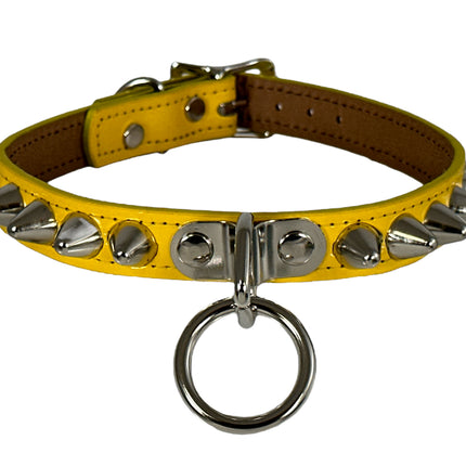 FCK138 NEON UK77 STUDDED BONDAGE CHOKER