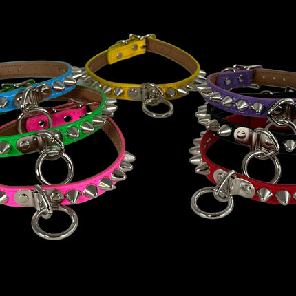 FCK138 NEON UK77 STUDDED BONDAGE CHOKER