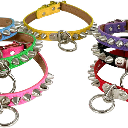FCK138 NEON UK77 STUDDED BONDAGE CHOKER