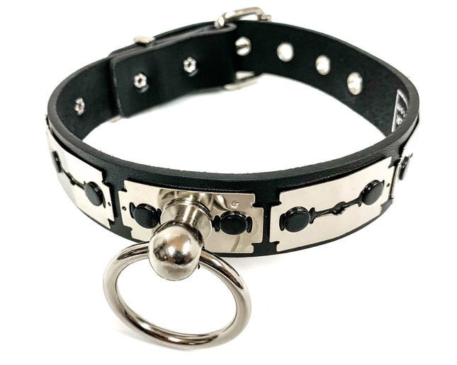 FCK148 RAZOR BLADE BONDAGE CHOKER