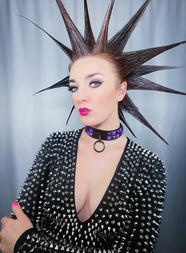 FCK152  CON SPIKE SUB BONDAGE CHOKER