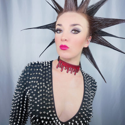 FCK194  BLOOD DRIP CHOKER