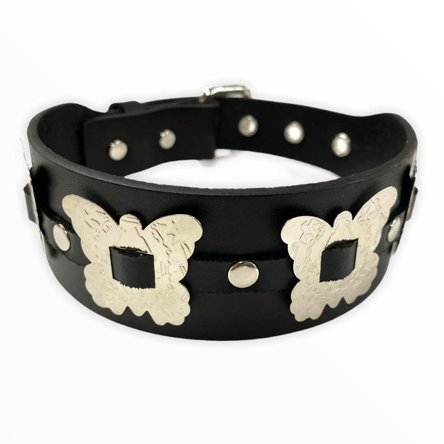 FCK213 BUTTERFLY CONCHO CHOKER 1 3/4" WIDE