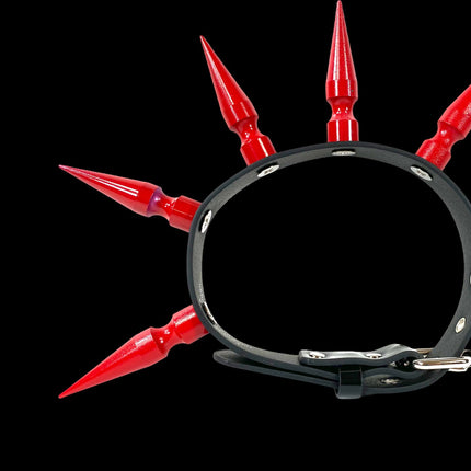 CK286-RS  3" RED SPIKE XL CHOKER