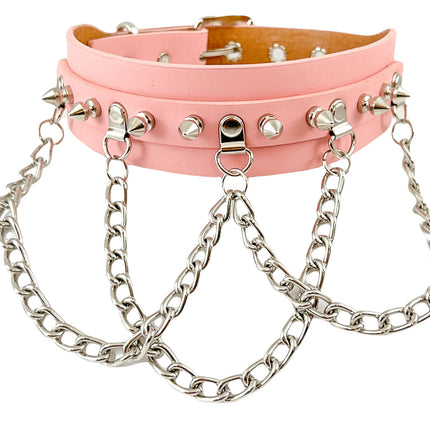 FCK241M VEGAN PASTEL CHAIN SPIKE