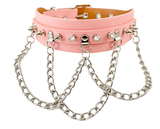 FCK241M VEGAN PASTEL CHAIN SPIKE