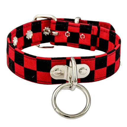 FCK266CHF  CHECKERED  BONDADE CHOKER