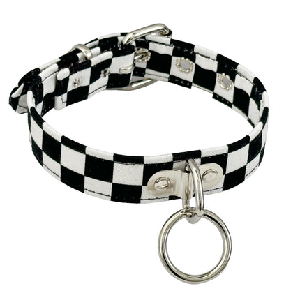 FCK266CHF  CHECKERED  BONDADE CHOKER