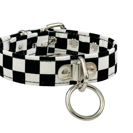 FCK266CHF  CHECKERED  BONDADE CHOKER