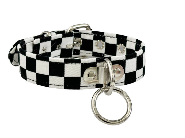 FCK266CHF  CHECKERED  BONDADE CHOKER