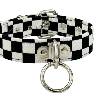 FCK266CHF  CHECKERED  BONDADE CHOKER