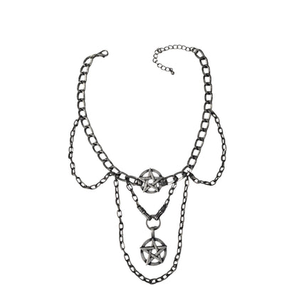 FCK27234  PENTAGRAM NECKLACE