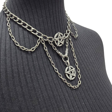 FCK27234  PENTAGRAM NECKLACE