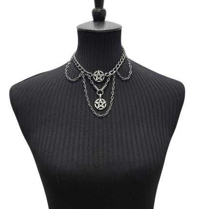 FCK27234  PENTAGRAM NECKLACE