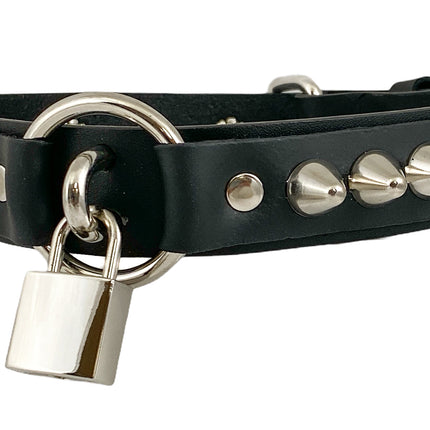 FCK312SQ-SIL FCK314SQ-BLK  U RING BONDAGE WITH LOCK