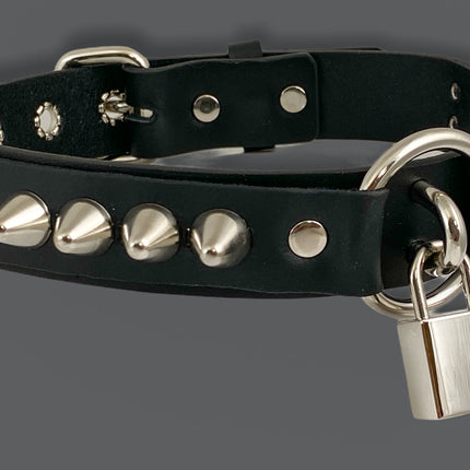 FCK312SQ-SIL FCK314SQ-BLK  U RING BONDAGE WITH LOCK