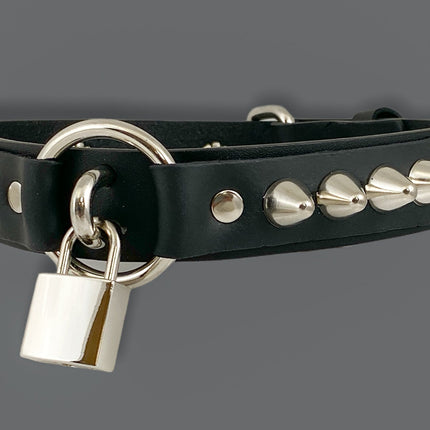 FCK312SQ-SIL FCK314SQ-BLK  U RING BONDAGE WITH LOCK