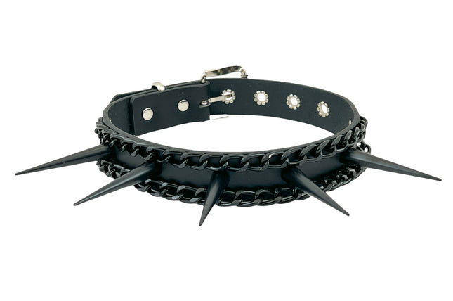 FCK327  PINSPIKE CHAIN CHOKER