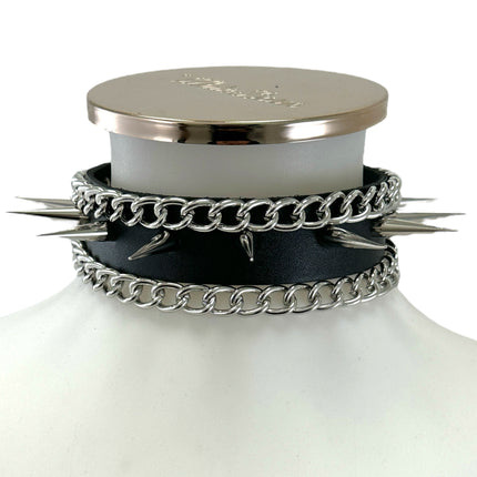 FCK327  PINSPIKE CHAIN CHOKER