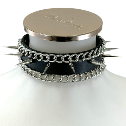 FCK327  PINSPIKE CHAIN CHOKER