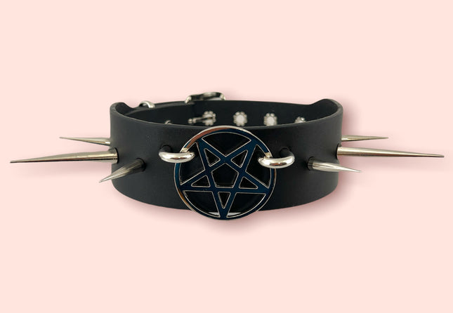 FCK335- 2" PENTAGRAM 1 3/4" CHOKER SPIKE