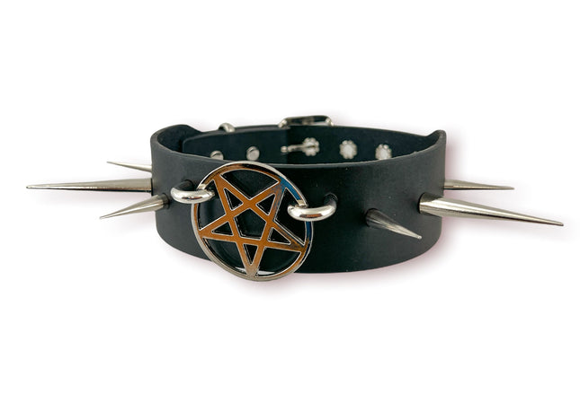 FCK335- 2" PENTAGRAM 1 3/4" CHOKER SPIKE