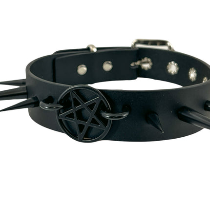 FCK336- 1" PENTAGRAM 1 1/4" CHOKER SPIKE