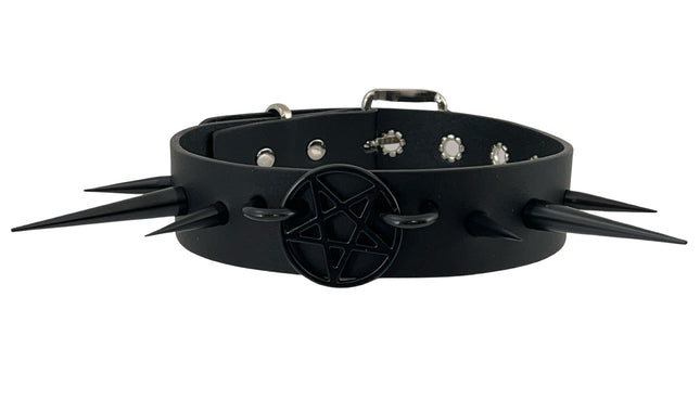 FCK336- 1" PENTAGRAM 1 1/4" CHOKER SPIKE