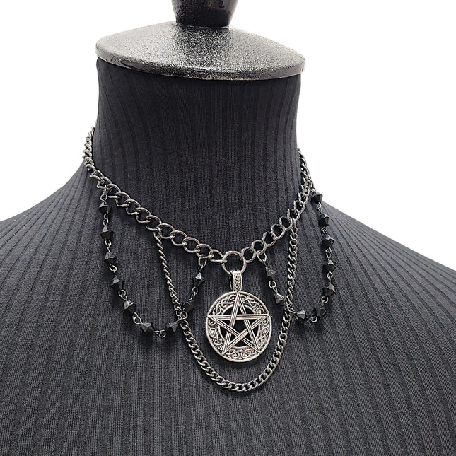 FCK33874  PENTAGRAM NECKLACE