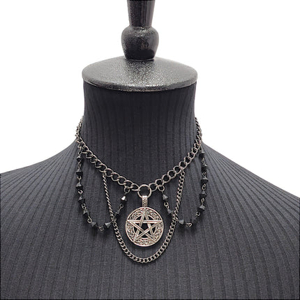 FCK33874  PENTAGRAM NECKLACE