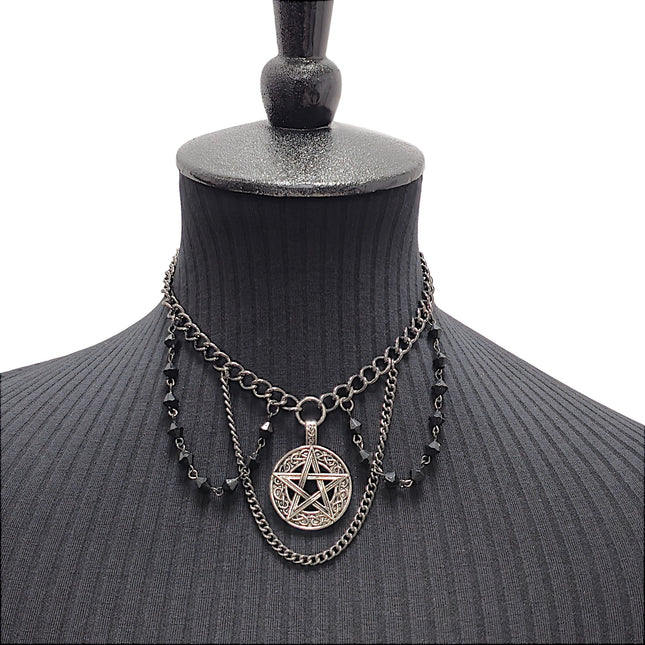 FCK33874  PENTAGRAM NECKLACE