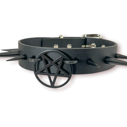 FCK340- 2" PENTAGRAM 1 1/4" CHOKER SPIKE