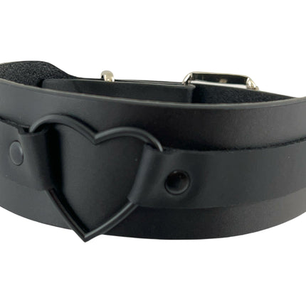 FCK342 HEART WIDE CHOKER