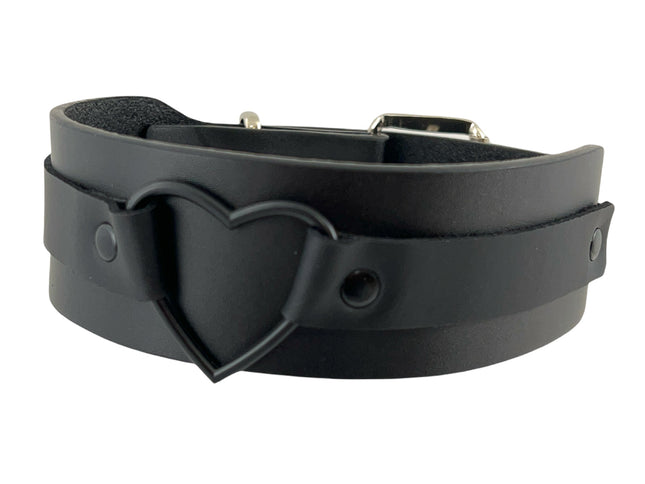 FCK342 HEART WIDE CHOKER