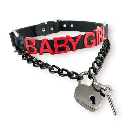 FCK348RS/BS POSTURE COLLAR STEEL LETTER WORDS ID NAME CHOKER