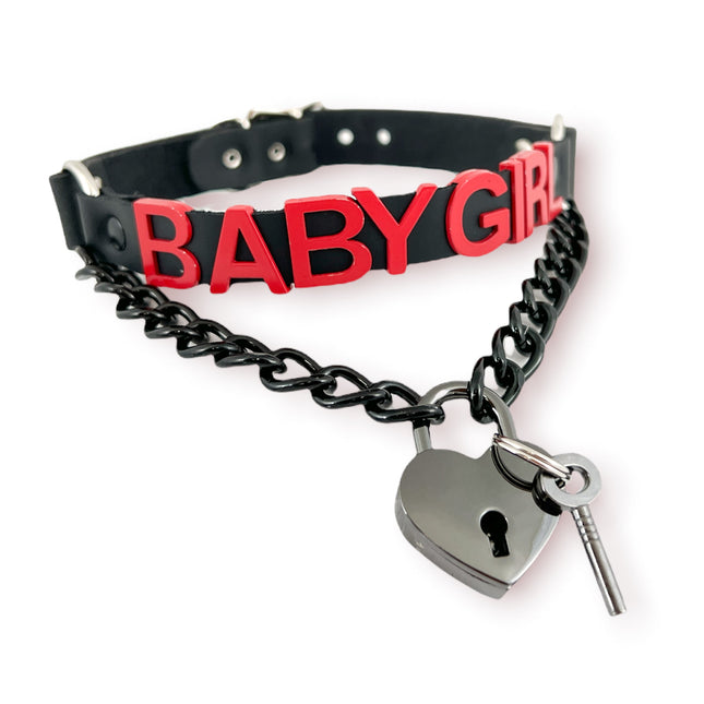 FCK348RS/BS POSTURE COLLAR STEEL LETTER WORDS ID NAME CHOKER