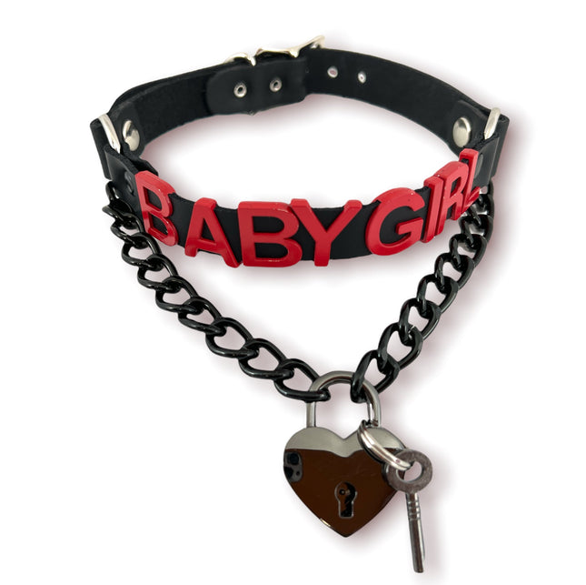 FCK348RS/BS POSTURE COLLAR STEEL LETTER WORDS ID NAME CHOKER