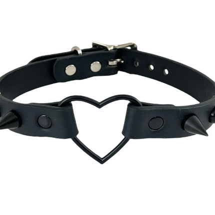 FCK355 HEART WIDE CHOKER CONE SPIKE