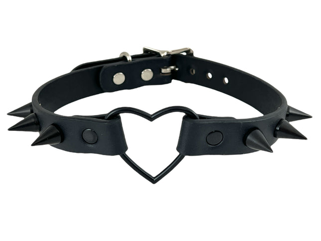 FCK355 HEART WIDE CHOKER CONE SPIKE