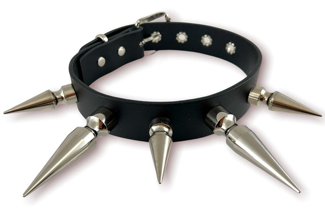FCK362 2" & 3" SPIKE  BLACK 3" SPIKE CHOKER