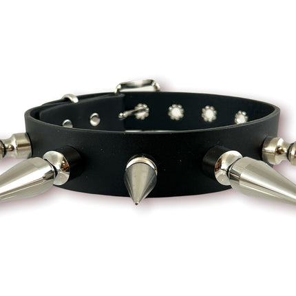FCK362 2" & 3" SPIKE  BLACK 3" SPIKE CHOKER