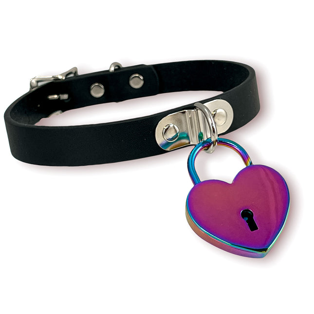 FCK372RAINBOW HEART  LOCK