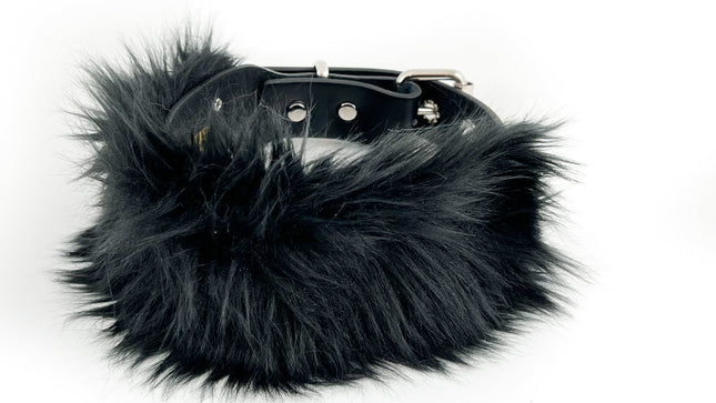 FCK378 FUR  LEATHER BACK