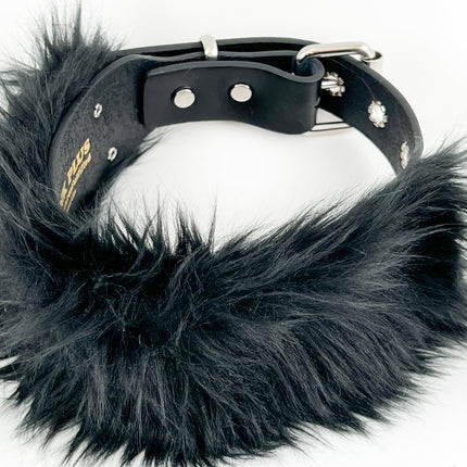 FCK378 FUR  LEATHER BACK