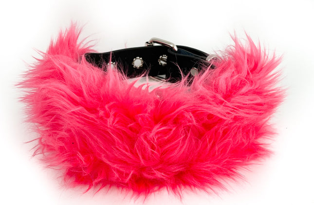 FCK378 FUR  LEATHER BACK