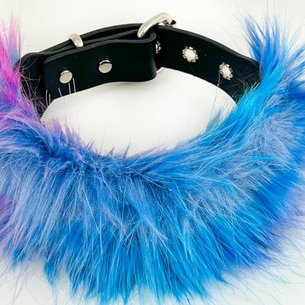 FCK378 FUR  LEATHER BACK