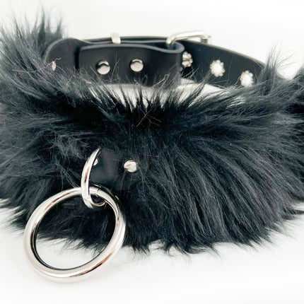 FCK380 FUR BONDAGE  LEATHER BACK