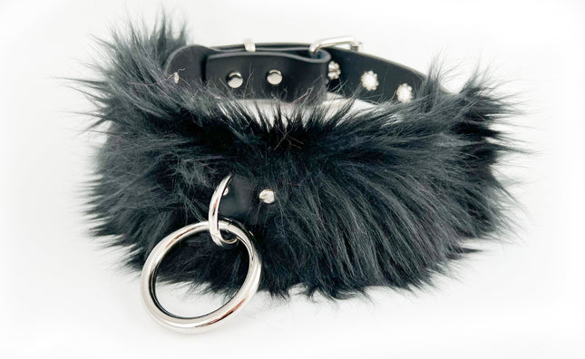 FCK380 FUR BONDAGE  LEATHER BACK